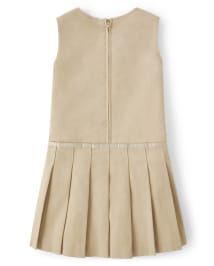 Girls Stain and Wrinkle-Resistant Pleated Jumper - Uniform
