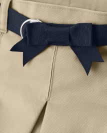 Girls Stain and Wrinkle-Resistant Pleated Skort - Uniform