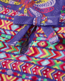 Girls Butterfly Hanky Hem Dress - Music Festival