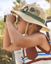 Boys Explorer Bucket Hat Outback Adventure Gymboree CA MULTI CLR