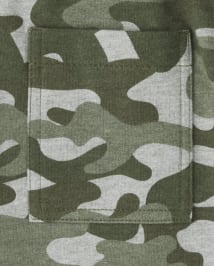 Boys Camo Pull On Shorts - Outback Adventure