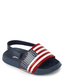 Unisex American Flag Slides - American Cutie