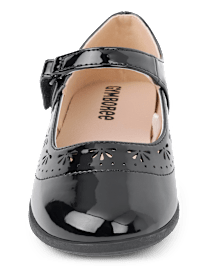 Girls Perforated Mary Jane Flats - Uniform