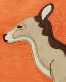 Boys Embroidered Kangaroo Top - Outback Adventure