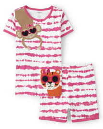 Pyjama en coton Fille Animal Snug Fit - Gymmies