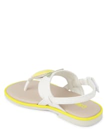 Girls Applique Lemon Sandals - Citrus & Sunshine