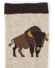 Boys Cowboy Boots Crew Socks 2-Pack - County Fair