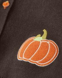 Girls Applique Pumpkin Cardigan - Perfect Pumpkin