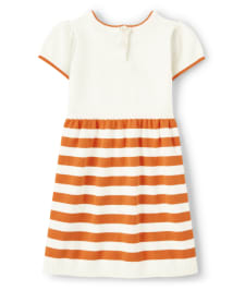 Robes de citrouille Fille Intarsia - Perfect Pumpkin