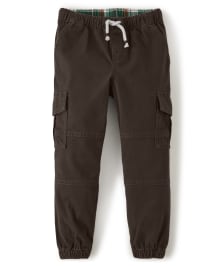 Boys pull on cargo 2024 pants