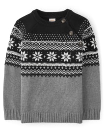 Boys fair isle best sale sweater