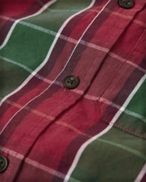 Boys Matching Family Plaid Button Up Shirt - Holiday Traditions