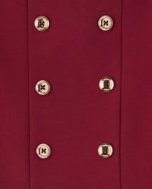 Robe en ponte avec nœud pour fille - Holiday Traditions