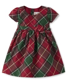 Baby Girls Matching Family Plaid Dress - Holiday Traditions