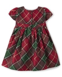 Baby Girls Matching Family Plaid Dress - Holiday Traditions