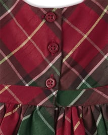 Baby Girls Matching Family Plaid Dress - Holiday Traditions
