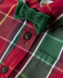 Plaid bodysuit baby boy sales
