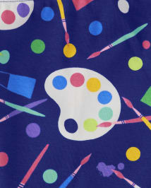 Girls Paint Supplies Leggings - Future Artist