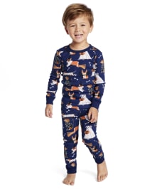 Boys Halloween Dog Snug Fit Cotton Pajamas - Gymmies