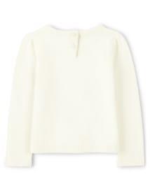 Pull Tournesol Brodé pour Filles - Récolte d'Automne
