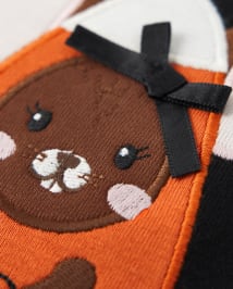 Girls Embroidered Mouse Top - Trick or Treat