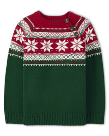 Boys 2025 snowflake sweater