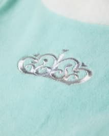 Girls Embroidered Crown Velour Dress - Unicorn Princess