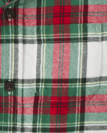 Boys Famille assortie à carreaux Button Up Shirt - Family Celebrations