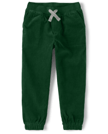 Boys Corduroy Pull On Pants - Gingerbread House