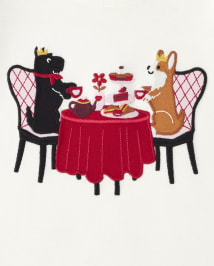 Haut brodé Tea Time pour Fille - London Calling