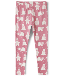 Leggings ours polaire pour filles - Bear Hugs