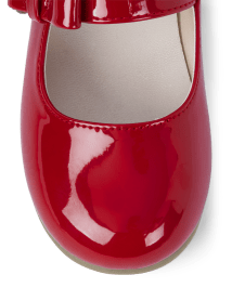 Girls red ballet pumps cheap