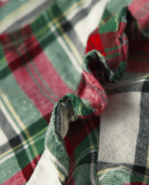 Girls Matching Family Plaid Flutter Top - Family Celebrations