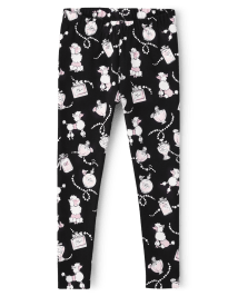 Girls Perfume Leggings - Tres Chic