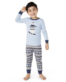 Boys bear pajamas 2025