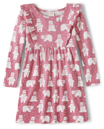 Robe Babydoll Ours Polaire Fille - Bear Hugs