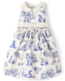 Gymboree Embroidered Bunny Blue Bell Set. Top. Size 10, Leggings Size 12