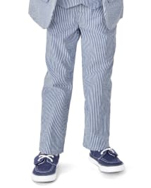 Pantalons et peignoirs en seersucker pour garçons - All Dressed Up