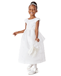 Girls Satin Dress - Special Occasions