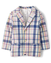 Boys Plaid Blazer - Spring Celebrations