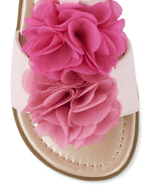 Ladies deals flower sandals