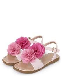 Ladies outlet flower sandals
