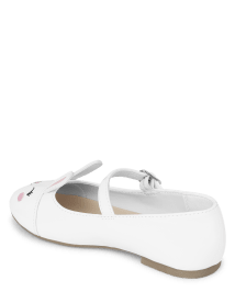 Girls Embroidered Bunny Ballet Flats - Spring Celebrations