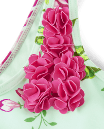 Maillot de bain une pièce fleuri pour fille - Splish-Splash