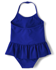 Floral ruffle store one piece swimsuit