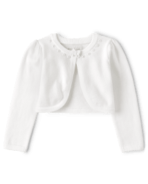 Girls Pearl Cardigan - Special Occasion