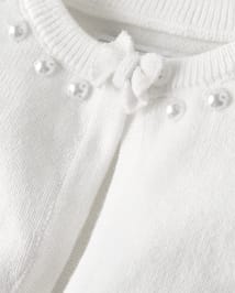 Girls Pearl Cardigan - Special Occasion