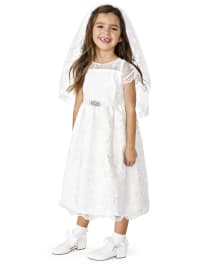 Girls Floral Lace Veil - Special Occasions