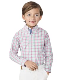 Boys Dad And Me Plaid Button Down Shirt - Time for Tea