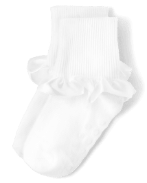 Chaussettes à revers à volants pour filles - Occasion spéciale